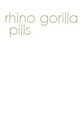 rhino gorilla pills