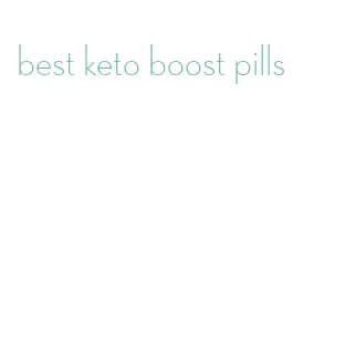 best keto boost pills