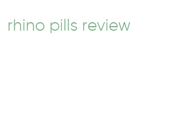 rhino pills review