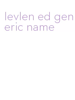 levlen ed generic name