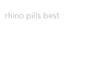 rhino pills best