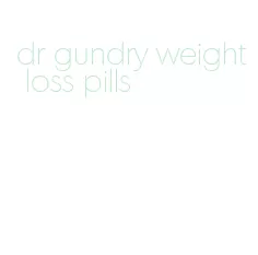 dr gundry weight loss pills