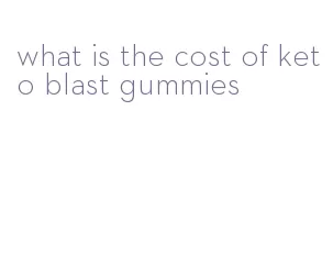 what is the cost of keto blast gummies