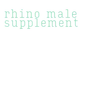 rhino male supplement