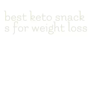 best keto snacks for weight loss