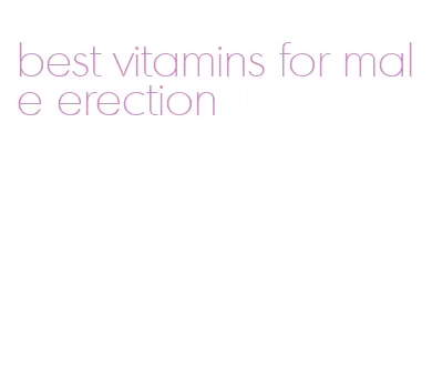 best vitamins for male erection