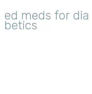 ed meds for diabetics