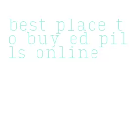 best place to buy ed pills online