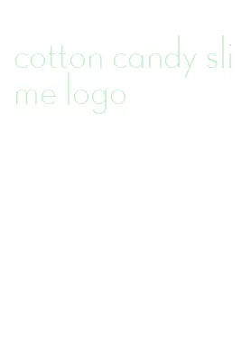 cotton candy slime logo