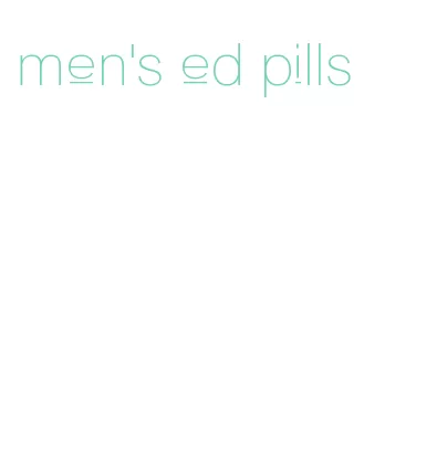 men's ed pills