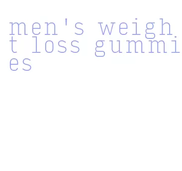 men's weight loss gummies