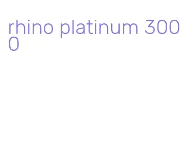 rhino platinum 3000