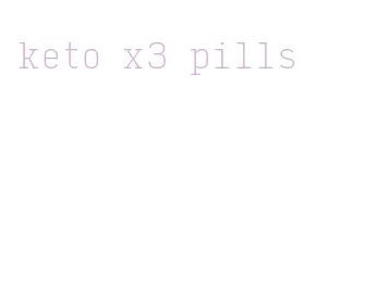 keto x3 pills