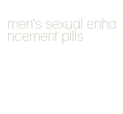 men's sexual enhancement pills