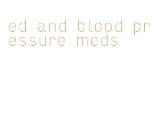 ed and blood pressure meds