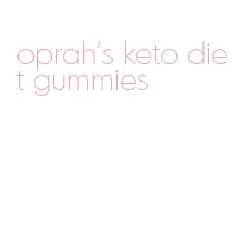 oprah's keto diet gummies