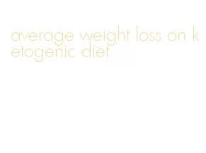 average weight loss on ketogenic diet