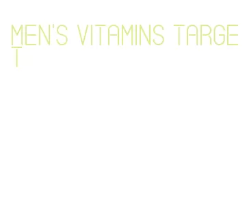 men's vitamins target