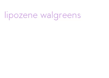 lipozene walgreens