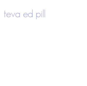 teva ed pill