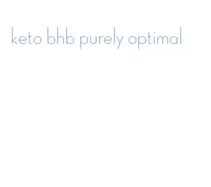 keto bhb purely optimal