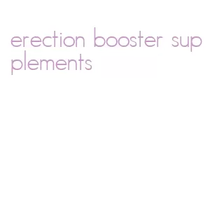 erection booster supplements