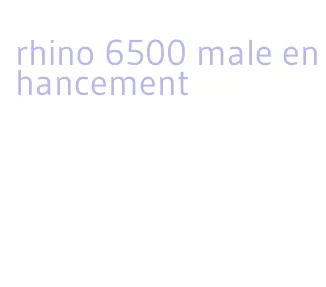 rhino 6500 male enhancement