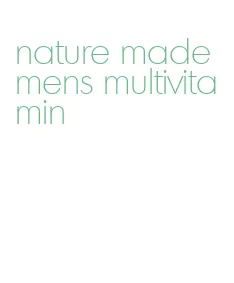 nature made mens multivitamin