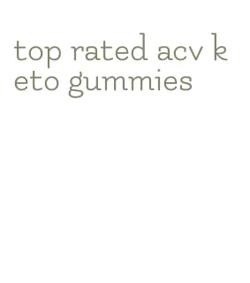 top rated acv keto gummies