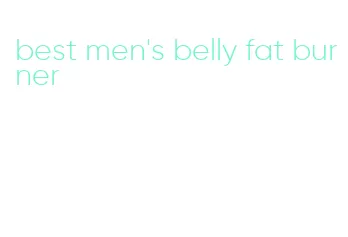 best men's belly fat burner