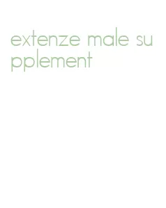 extenze male supplement