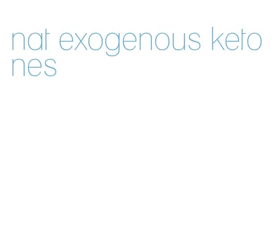 nat exogenous ketones