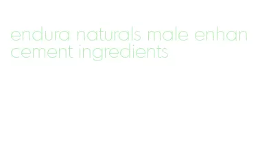 endura naturals male enhancement ingredients