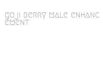 goji berry male enhancement