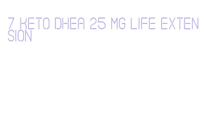 7 keto dhea 25 mg life extension