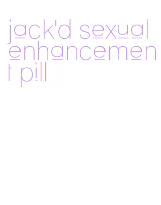 jack'd sexual enhancement pill