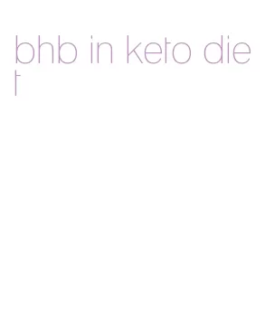 bhb in keto diet