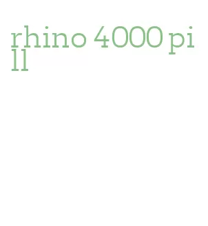 rhino 4000 pill