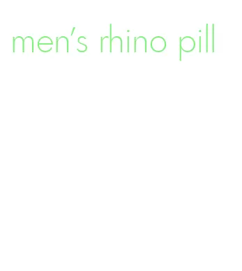 men's rhino pill