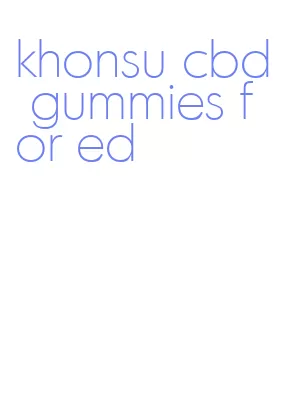 khonsu cbd gummies for ed