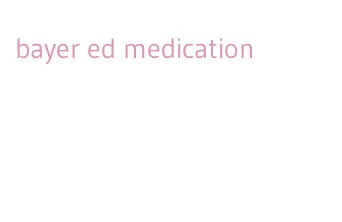 bayer ed medication