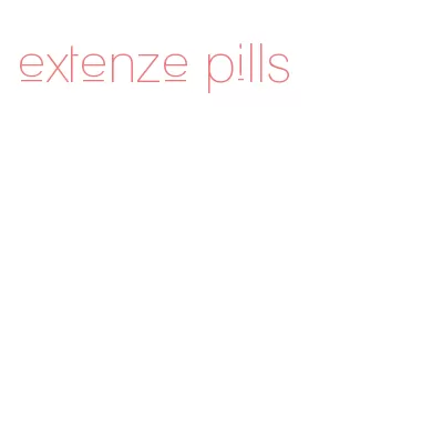 extenze pills