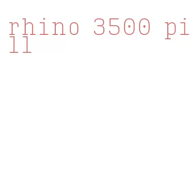 rhino 3500 pill