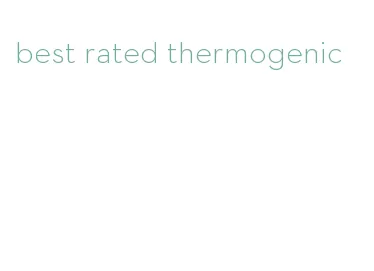 best rated thermogenic