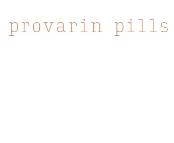 provarin pills