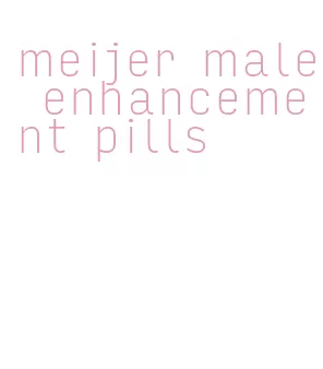 meijer male enhancement pills