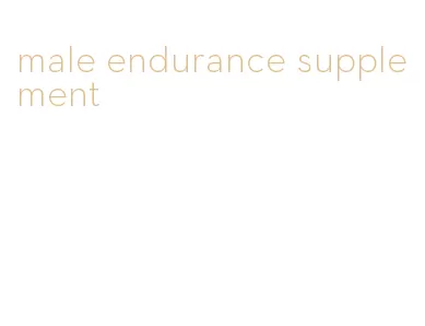 male endurance supplement