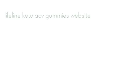 lifeline keto acv gummies website