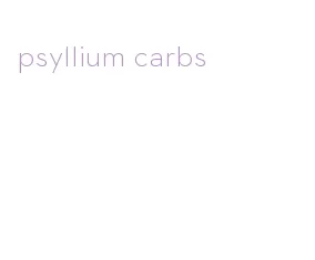 psyllium carbs