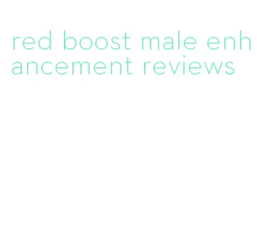 red boost male enhancement reviews